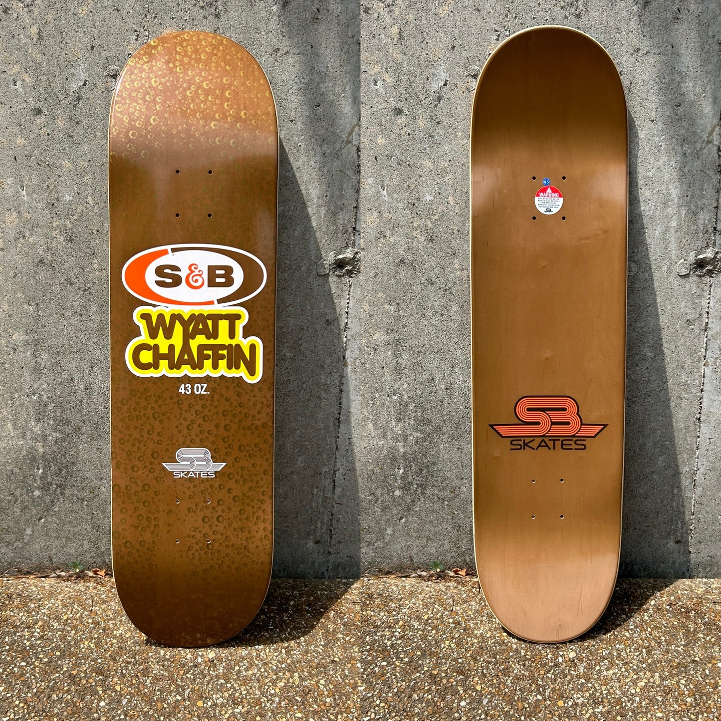 SBSkates Wyatt Chaffin "Bottle Series" Skateboard Deck-8"
