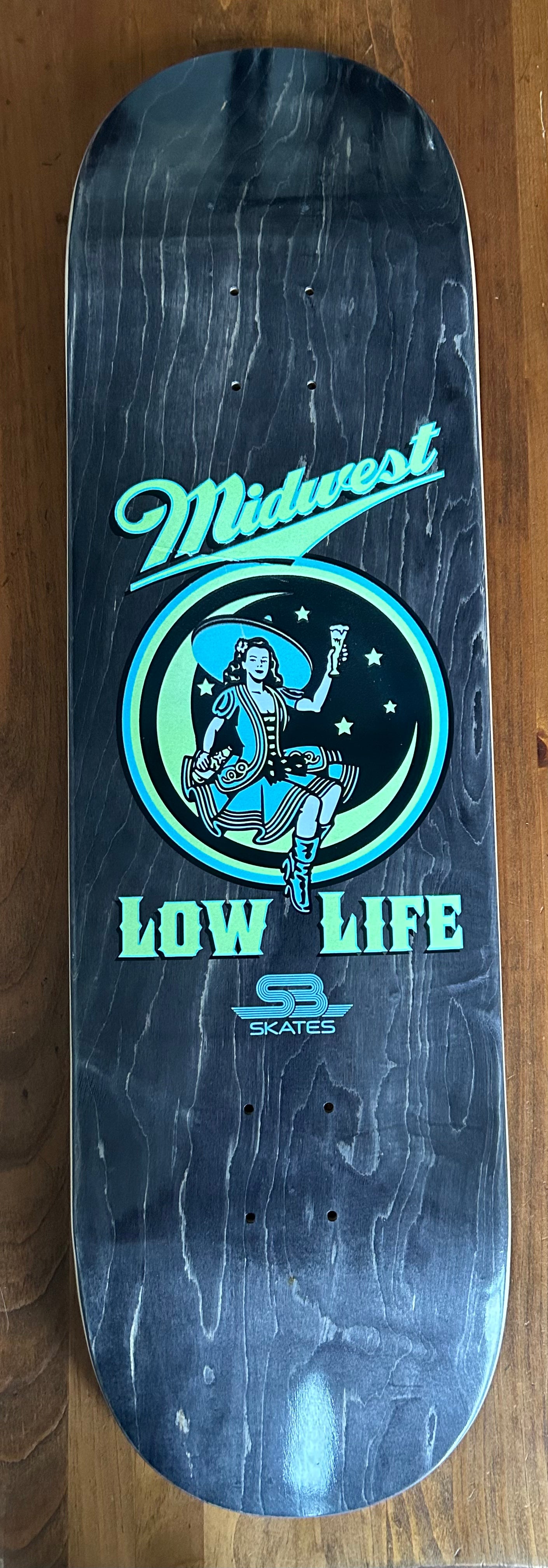 SBSkates Midwest Lowlife V2 Skateboard Deck-9" Pop