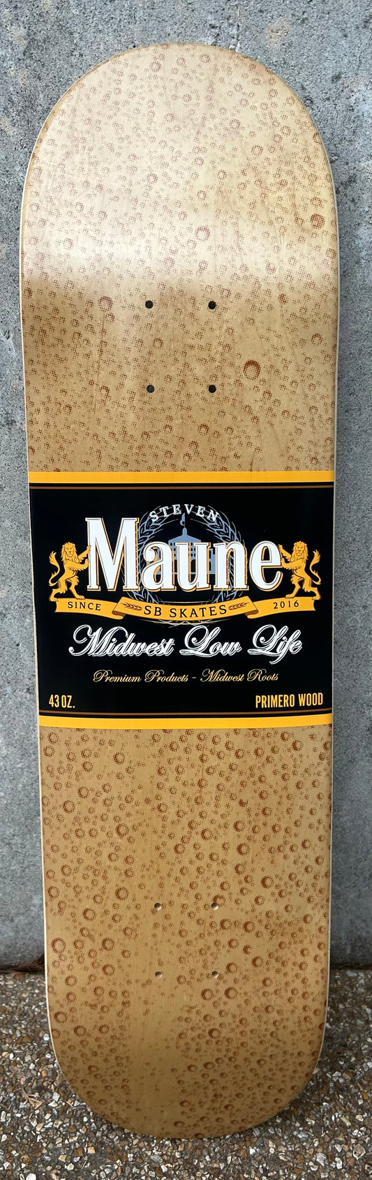 SBSkates Steven Maune "El Maune" Skateboard Deck-8.25"