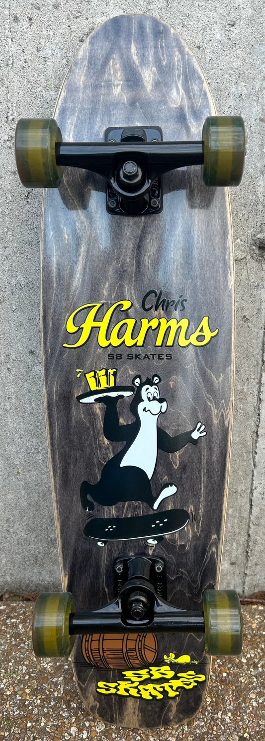 SBSkates Chris Harms 8" Cruiser Custom Complete