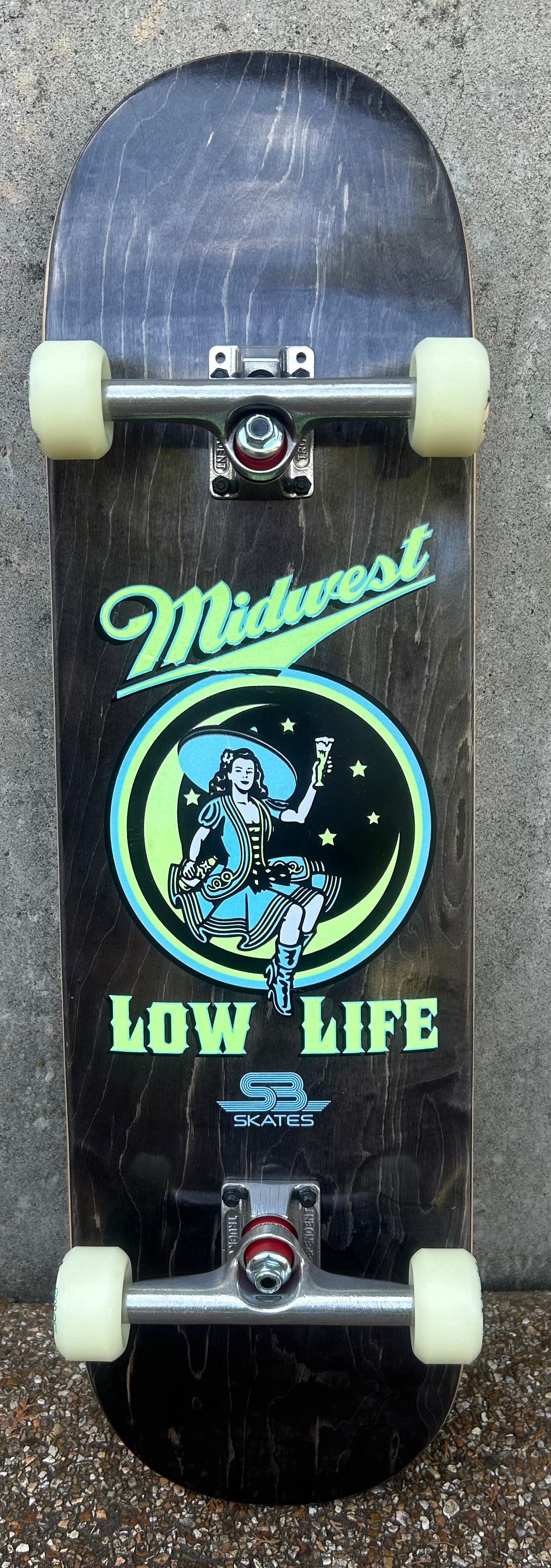 SBSkates Midwest Lowlife V2 9" Custom Complete