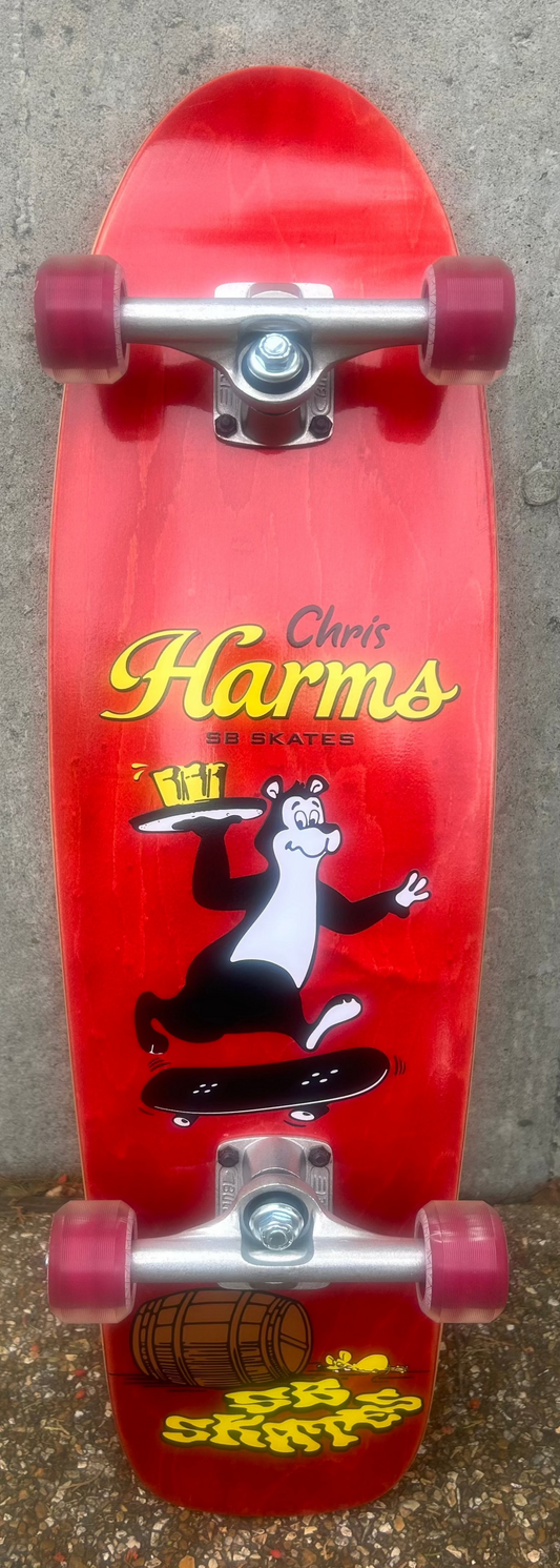 SBSkates Chris Harms 8" Cruiser Custom Complete