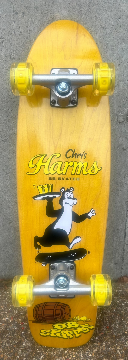 SBSkates Chris Harms 8" Cruiser Custom Complete