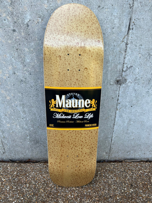 SBSkates Steven Maune "El Maune" Skateboard Deck-8.625" Pool Shaped