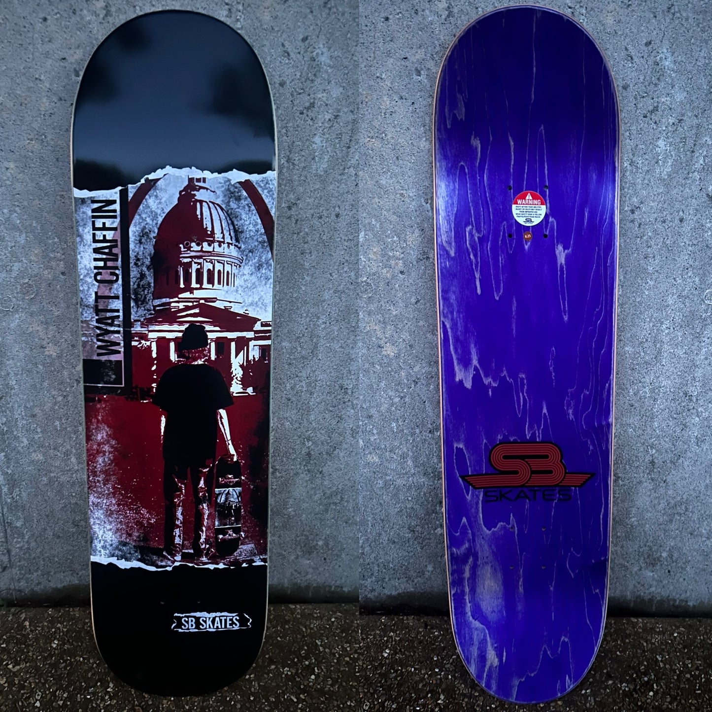 SBSkates Wyatt Chaffin Debut  Skateboard Deck-8.25