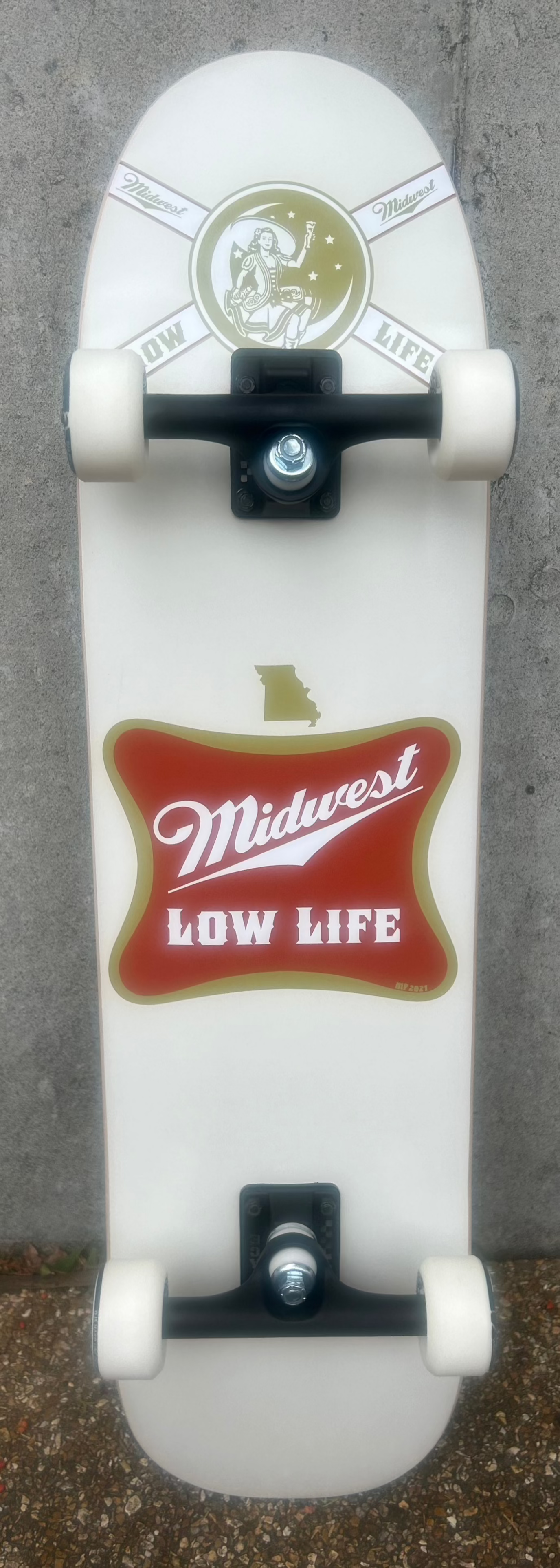 SBSkates Midwest Lowlife 8.625" Pool Shape Custom Complete