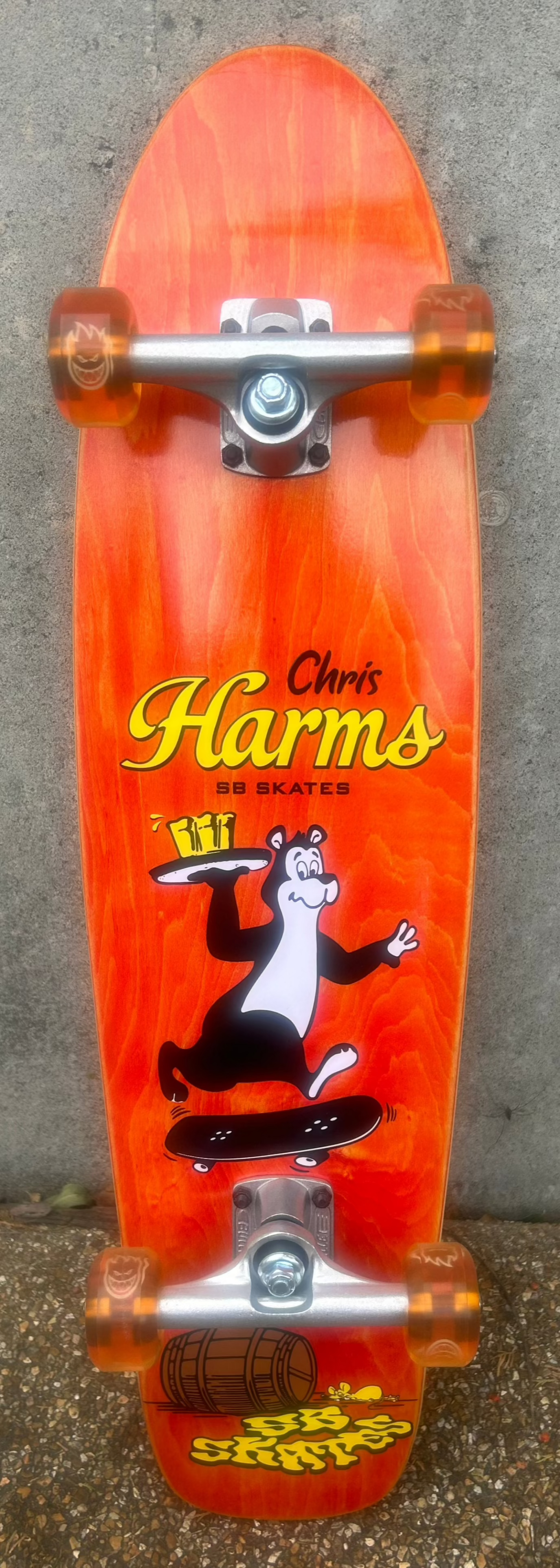 SBSkates Chris Harms 8" Cruiser Custom Complete