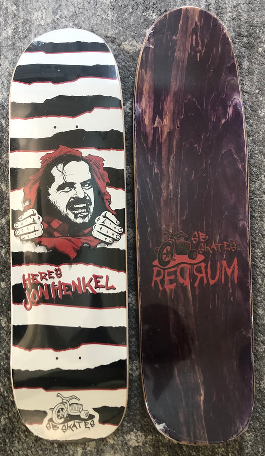 SBSkates Jon Henkel “Here's Johnny” Skateboard Deck-8.625” Pool Shape