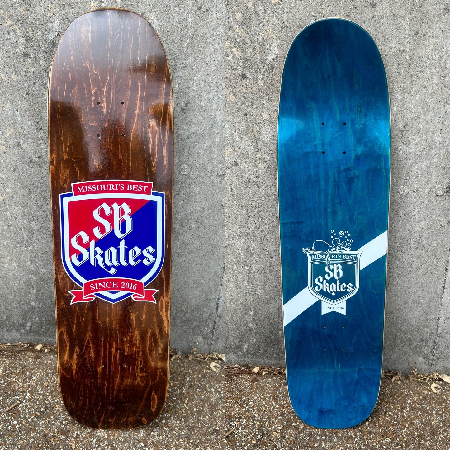 SBSkates Old Style Team Deck-8.625" Pool Shape