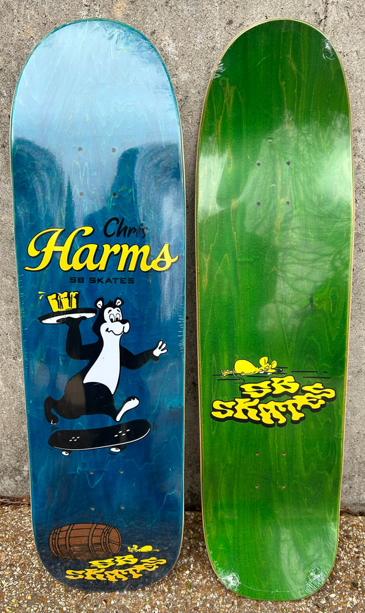 SBSkates Chris Harms Bear Deck-8.625" Pool Shape